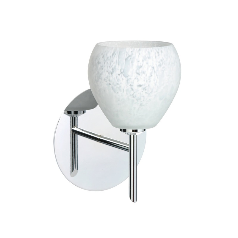 One Light Wall Sconce from the Tay Tay Collection in Chrome Finish by Besa