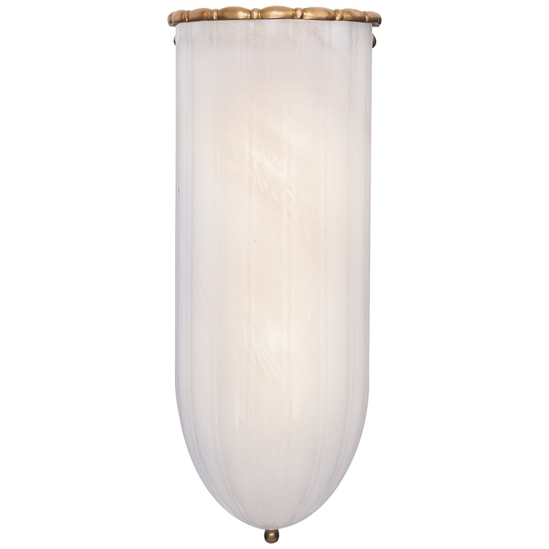 Two Light Wall Sconce from the Rosehill Collection in Hand-Rubbed Antique Brass Finish by Visual Comfort Signature