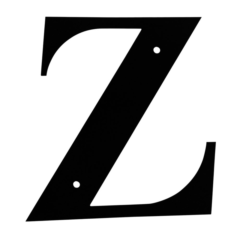 Village Wrought Iron LET-Z Letter Z Large