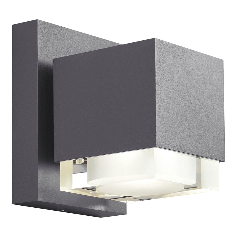 Voto 8 Outdoor Wall Downlight Charcoal None