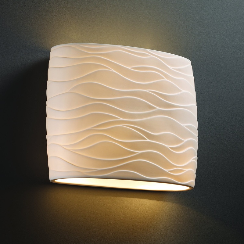 Wall Sconce from the Porcelina Collection by Justice Designs