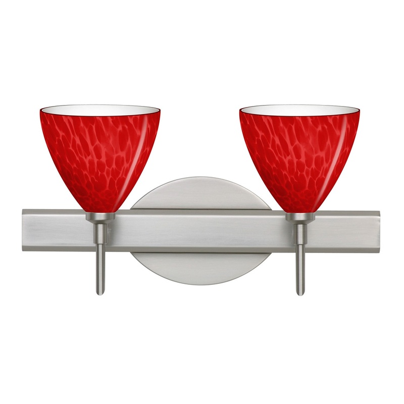 Besa 2SW-1779RC-SN Besa Mia Vanity Two Light Vanity Satin Nickel