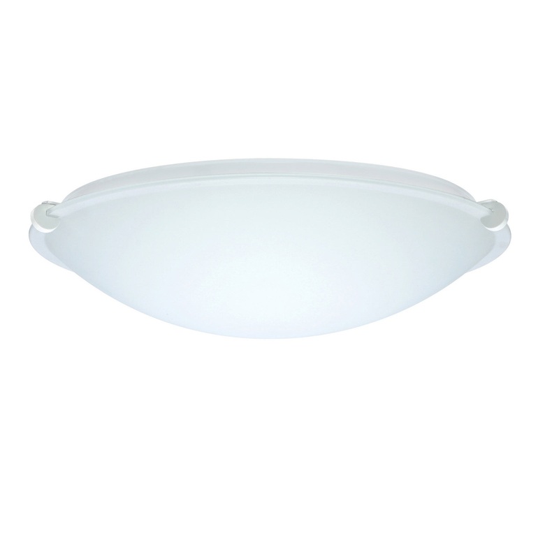 Besa 968107-HAL-WH Trio Two Light Ceiling Mount White