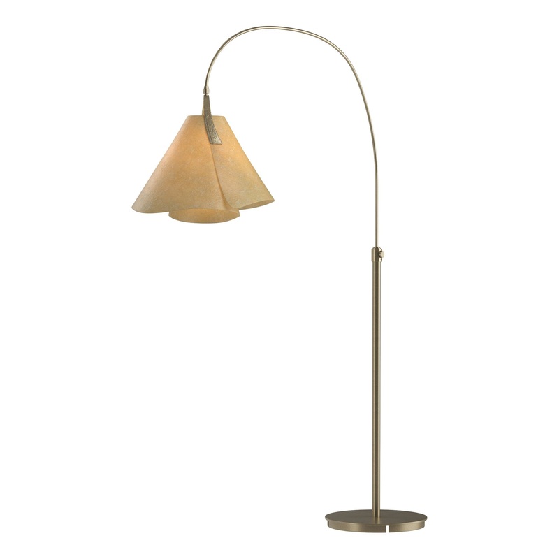 Mobius Arc Floor Lamp Soft Gold Spun Amber (SI)