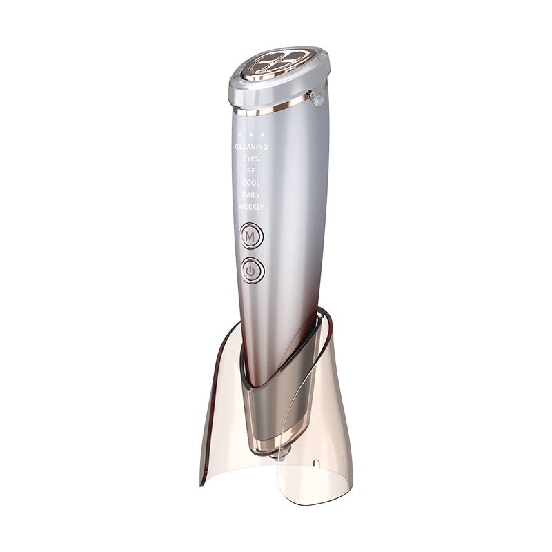 Multi-Function Facial Beauty Device – 6 Modes, 3 Intensity Levels, LED Therapy & Magnetic Charging(Gradient Color)