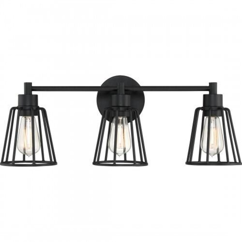 Quoizel ATT8603EK Atticus Bath 3 light earth black Bath Light