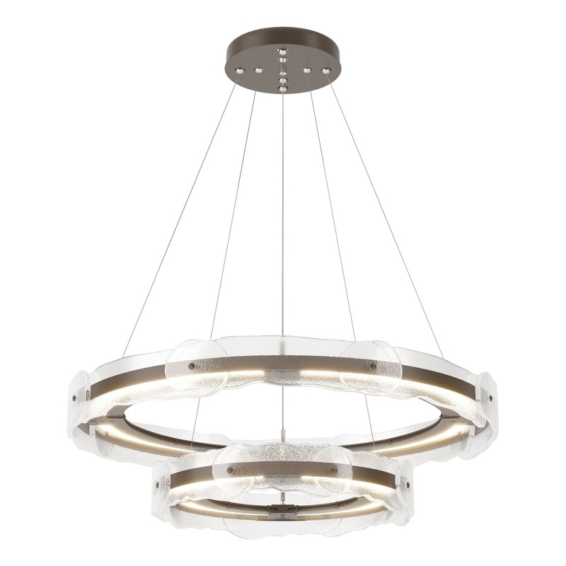 Solstice LED Tiered Pendant Bronze