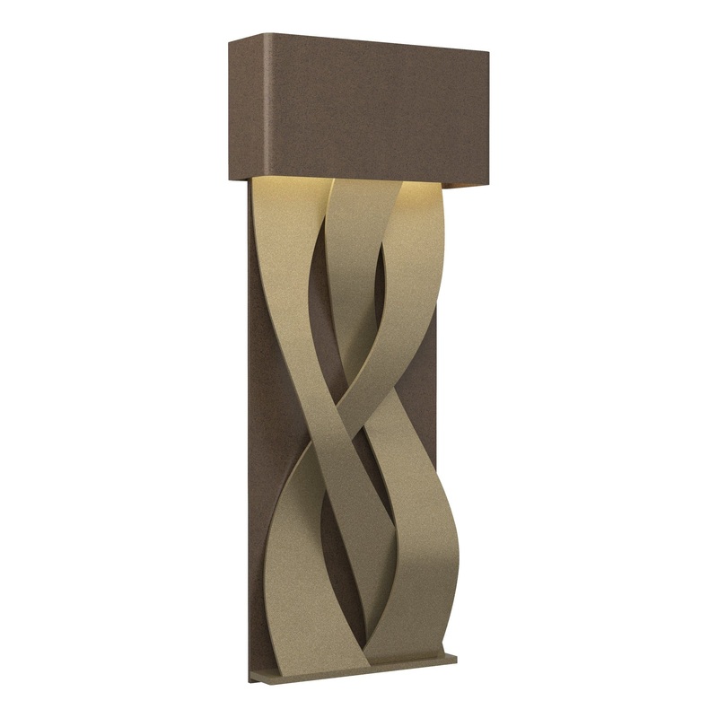 Tress Small LED Sconce Bronze Soft Gold