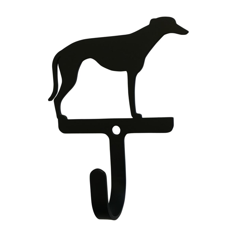 Village Wrought Iron WH-333-S Greyhound Wall Hook Small