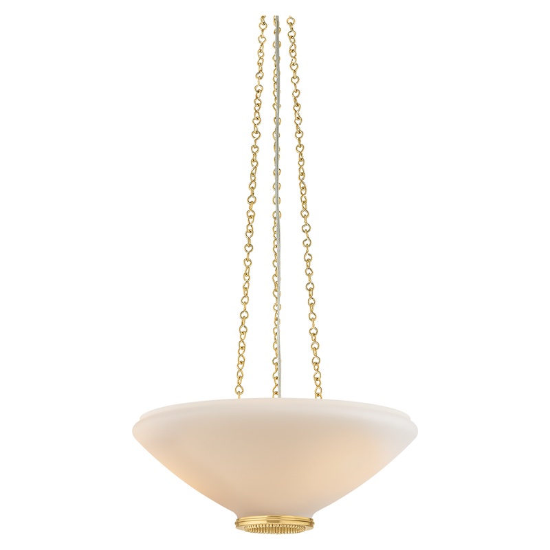 Awosting 3-Light Pendant Aged Brass