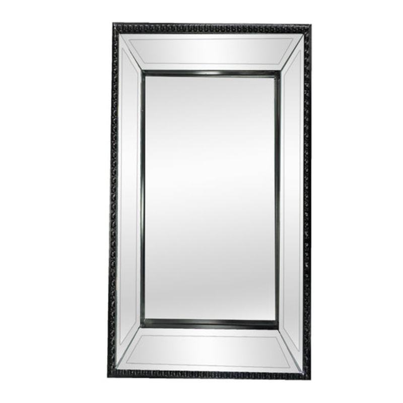 Beaded Tray – Black Medium