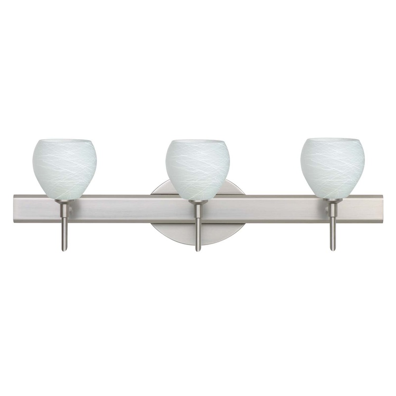 Besa 3SW-560560-SN Tay Tay Three Light Wall Sconce Satin Nickel