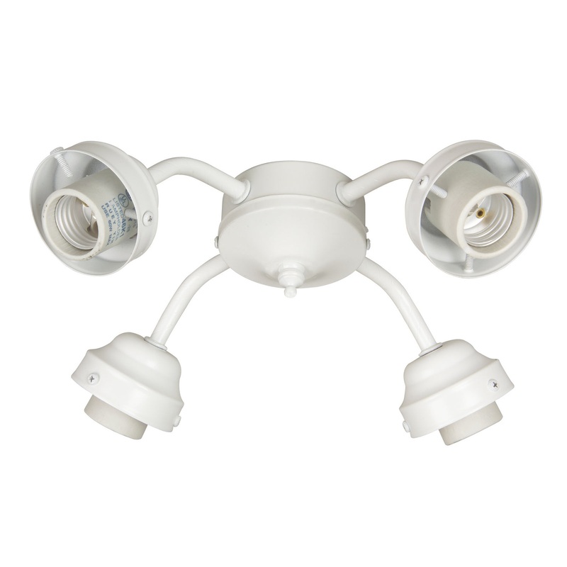 Craftmade F400-AW-LED Universal Four Light Fitter Antique White (Discontinued)