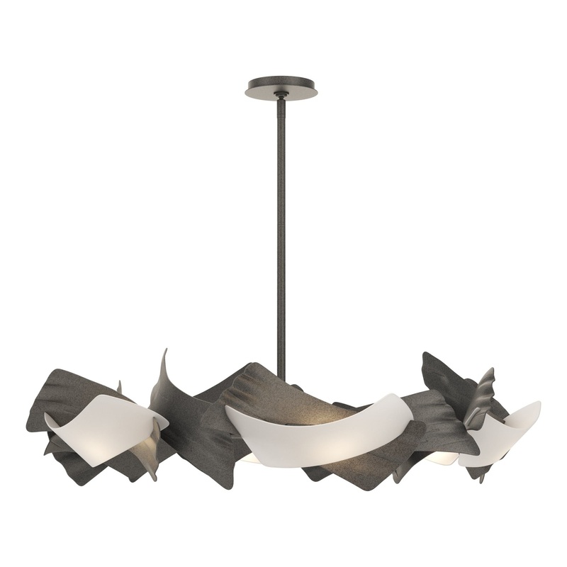 Crest 6-Light Circular Pendant Natural Iron
