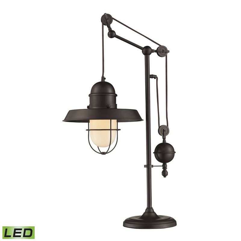ELK Home 65072-1-LED Farmhouse LED Table Lamp Oil Rubbed Bronze