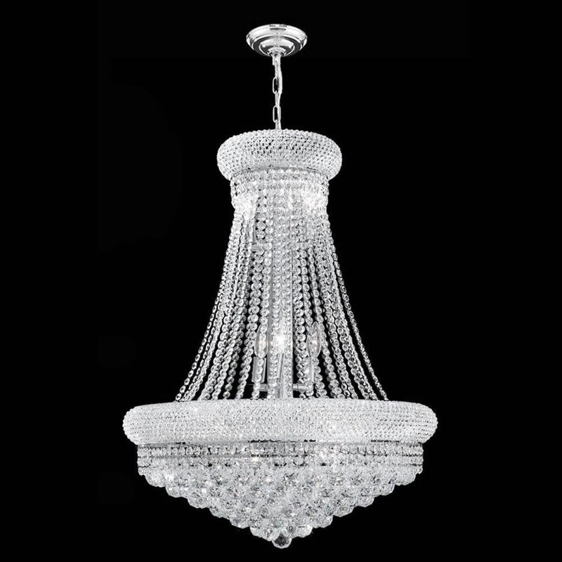 Empire 16-Light Chandelier Chrome