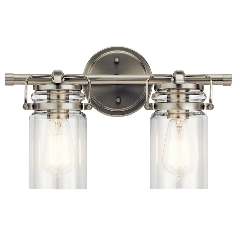 Kichler 45688NI Two Light Bath, Brushed Nickel