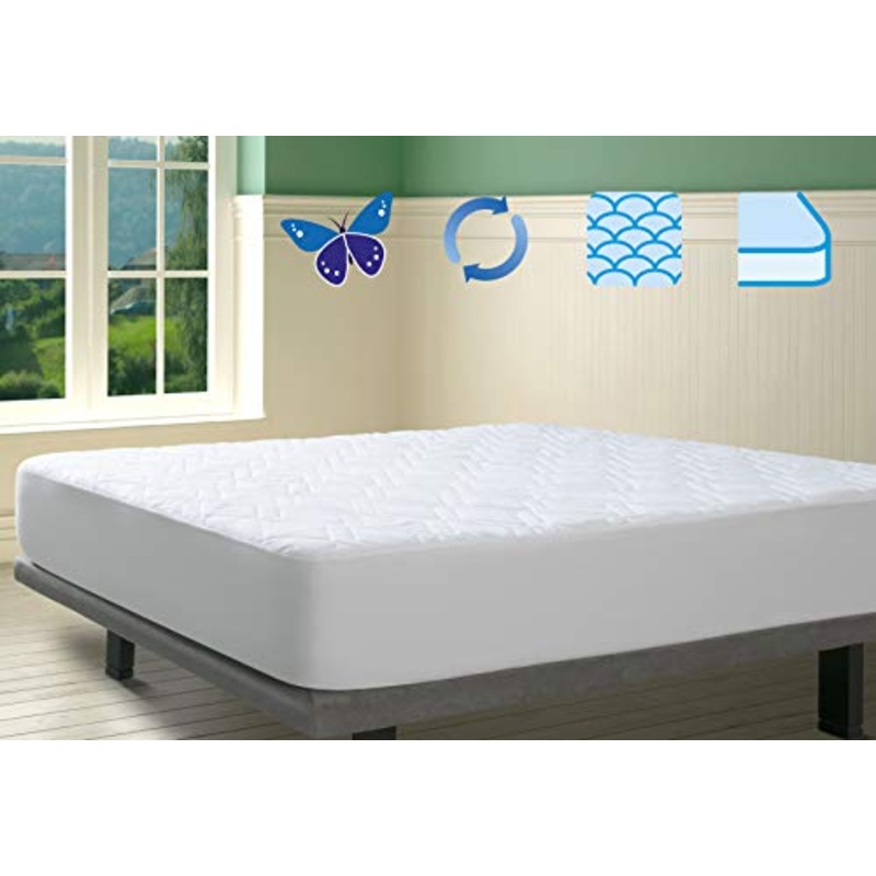 Savel, Coprimaterasso Trapuntato con Trattamento allAloe Vera | Microfibra Extra Morbida | Reversibile e Adattabile| Matrimoniale (160×190/200cm)