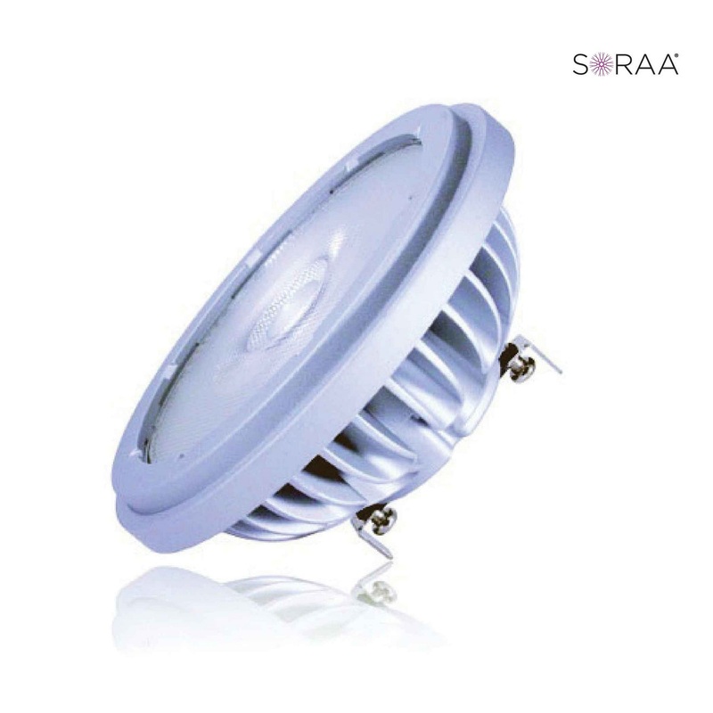 SORAA 18.5W LED AR111 3000K VIVID 36 DIM Light Bulb by Bulbrite