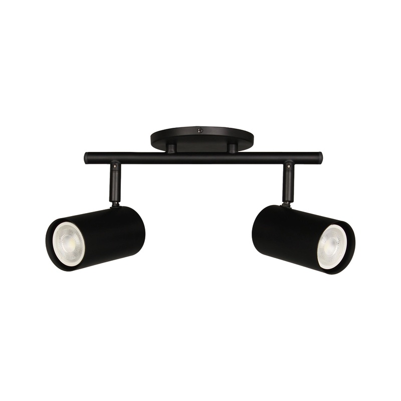 Taylor 2-Light Track Light Matte Black