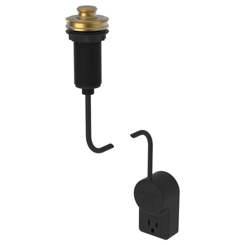 Air Activation Switch Taft Disposer with Power Adapter Satin Bronze PVD Brass