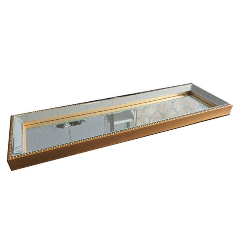 Beaded Tray – Gold Large