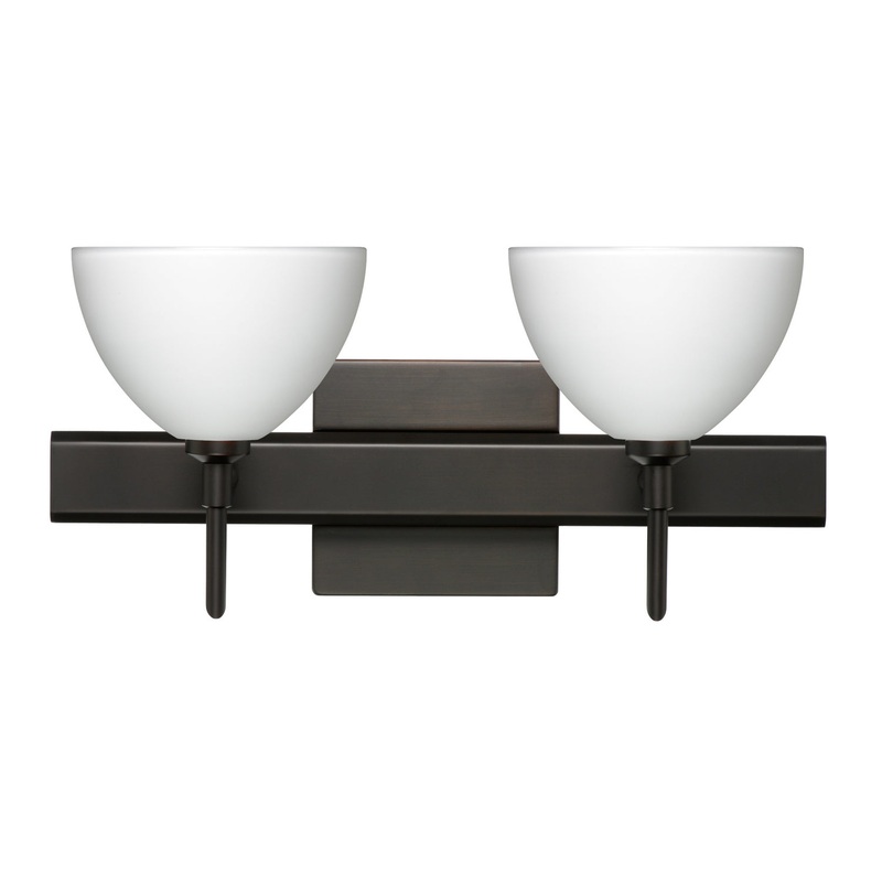 Besa 2SW-467907-BR-SQ Brella Two Light Wall Sconce Bronze