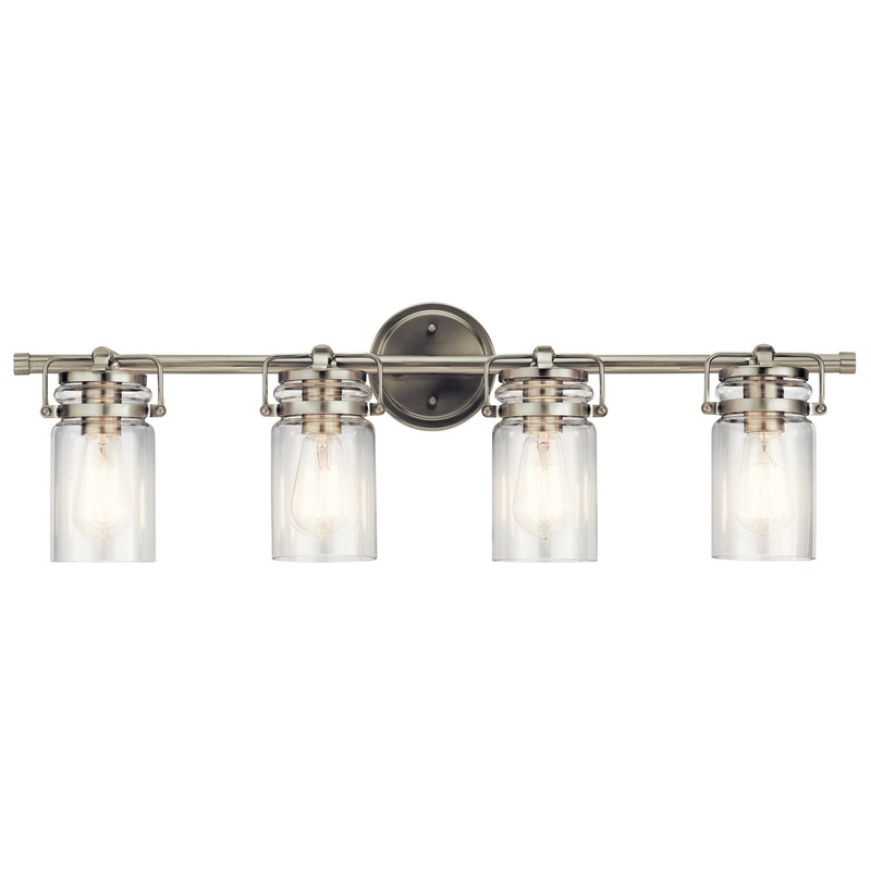 Kichler 45690NI Four Light Bath, Brushed Nickel