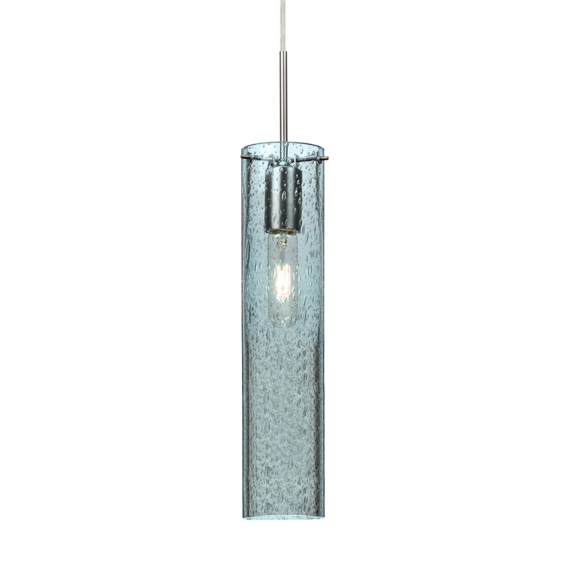 Besa 1JT-JUNI16BL-SN Juni One Light Pendant Satin Nickel