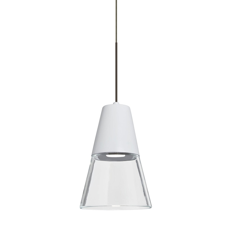 Besa 1XT-TIMO6WC-LED-BR Timo 6 One Light Pendant Bronze