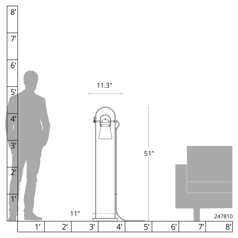 Erlenmeyer Floor Lamp White
