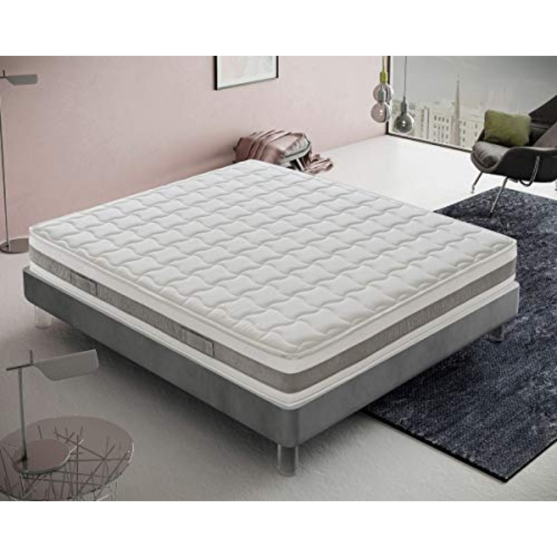 Materassiedoghe – Materasso Piazza e Mezza in Lattice SFODERABILE Alto 21 cm – Rigidit H2 Medio 7 Zone 100% Lattice Ergonomico Antiacaro Traspirante 100% Made in Italy – 140×200