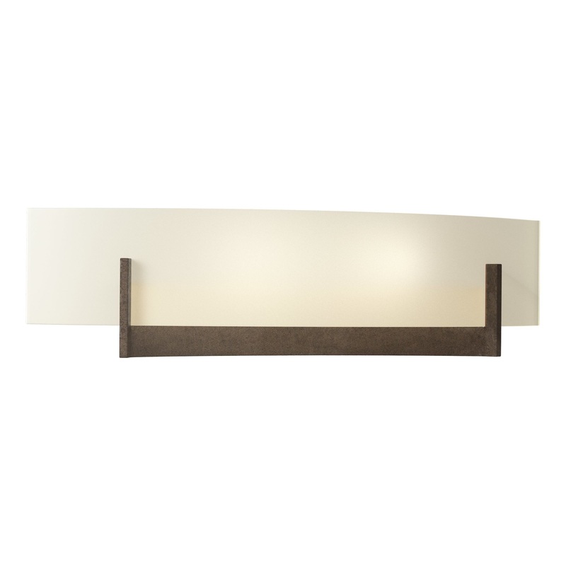 Axis Sconce Bronze Opal Glass (GG)