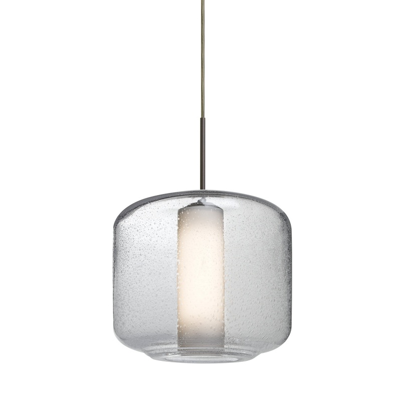 Besa 1JT-NILES10CO-BR Niles One Light Pendant Bronze