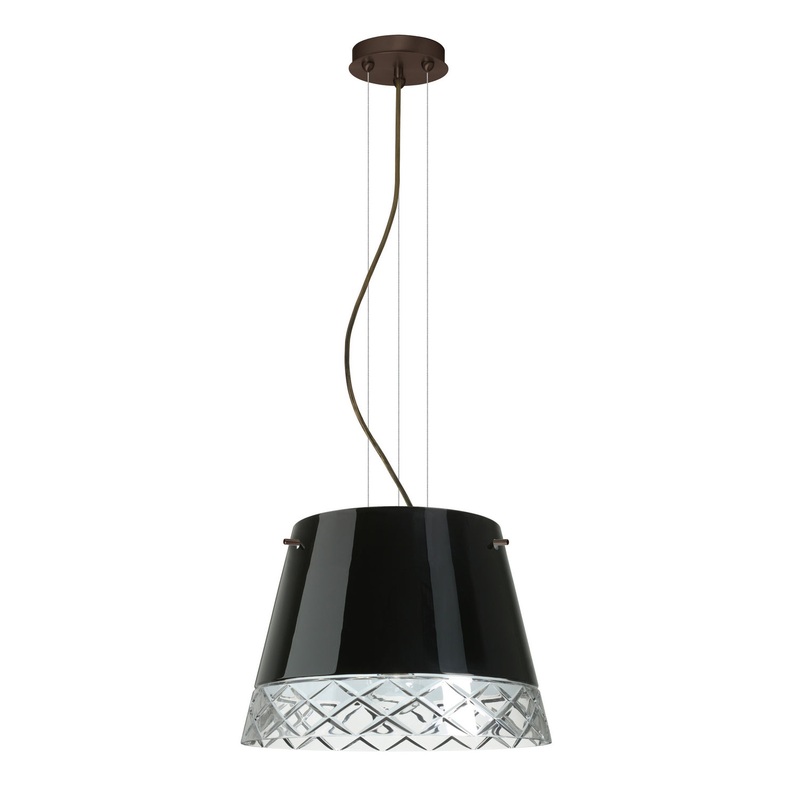 Besa 1KV-4340BC-LED-BR Amelia Three Light Pendant Bronze (Discontinued)