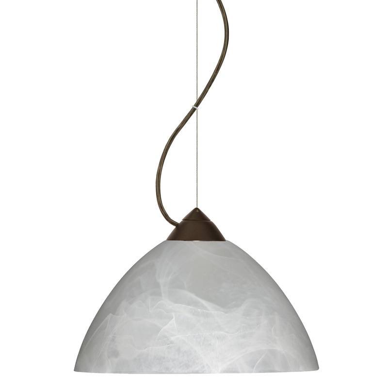 Besa 1KX-420152-BR Tessa One Light Pendant Bronze