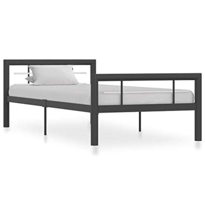 Festnight Struttura Letto Madrimoniale Moderno in Metallo 90×200 cm/160×200 cm Struttura Letto Singolo Giroletto Matrimoniale Disponibile in Tanti Colori Diversi