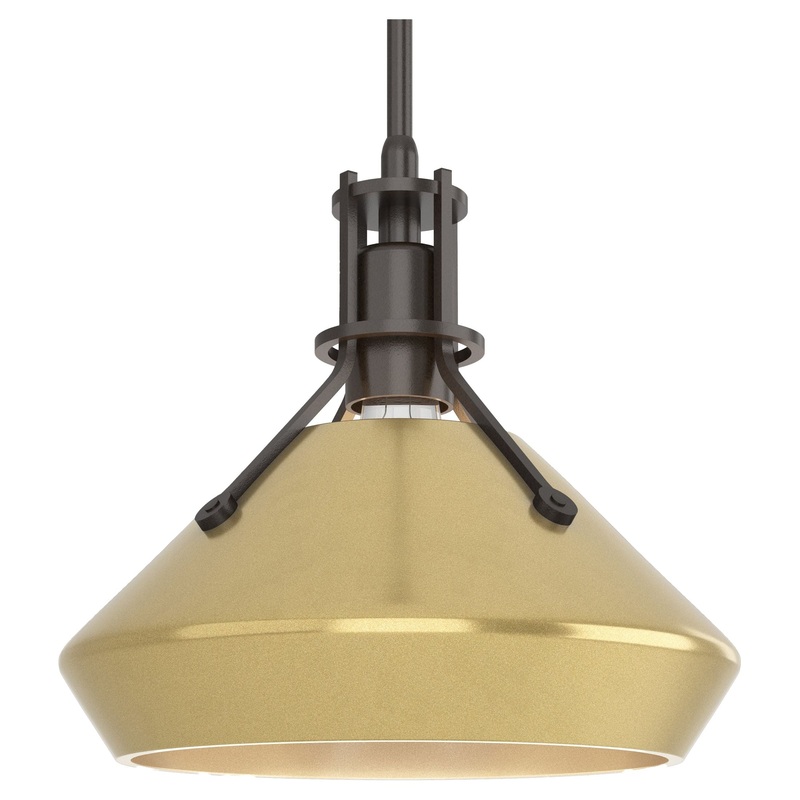 Henry Pendant with Chamfer Oil Rubbed Bronze Modern Brass