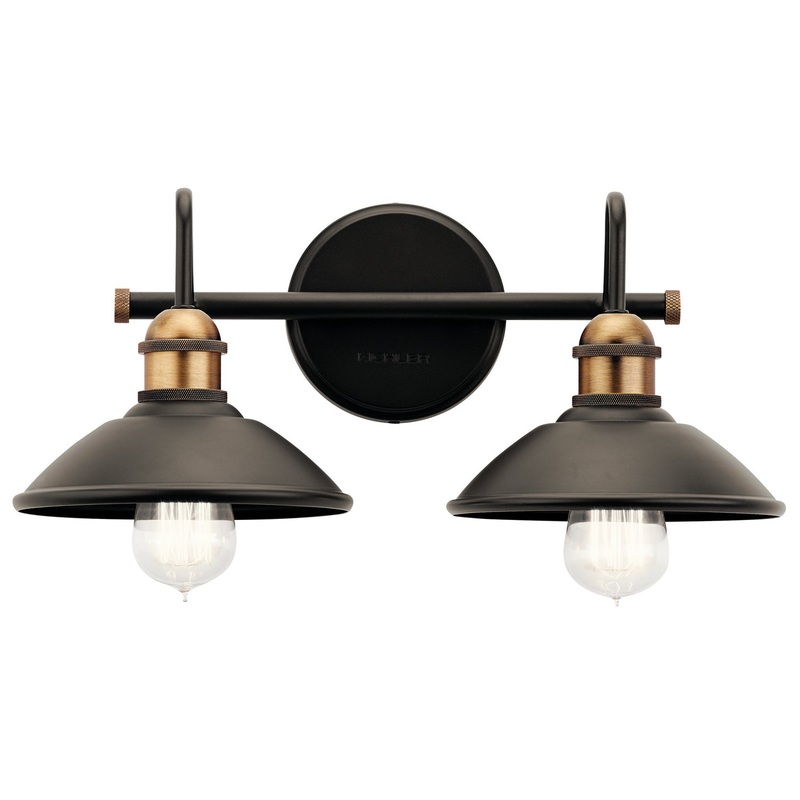 Kichler 45944OZ Two Light Bath, Olde Bronze