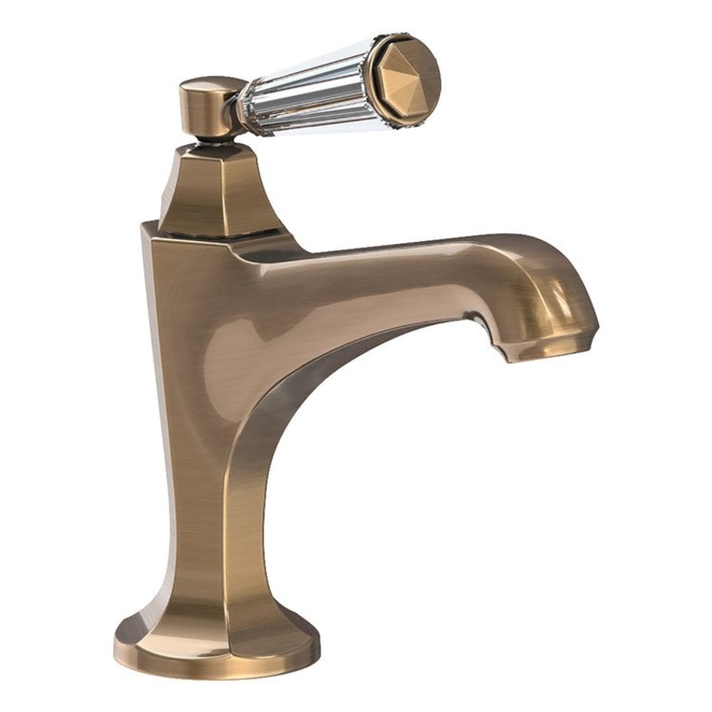 Lavatory Faucet Metropole 1 Lever ADA Antique Brass 1.2 Gallons per Minute Brass Spout Height 4-1/3 Inch