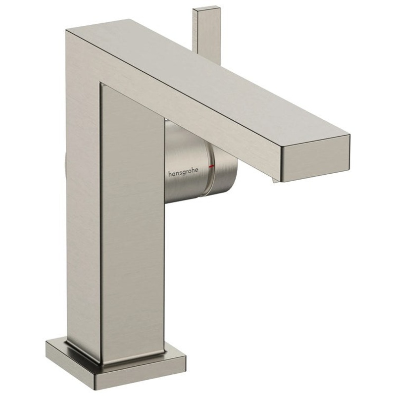 Lavatory Faucet Tecturis E Fine 110 1 Lever ADA WaterSense Brushed Nickel 1.2 Gallons per Minute Less Drain 1 Hole AirPower EcoSmart ComfortZone