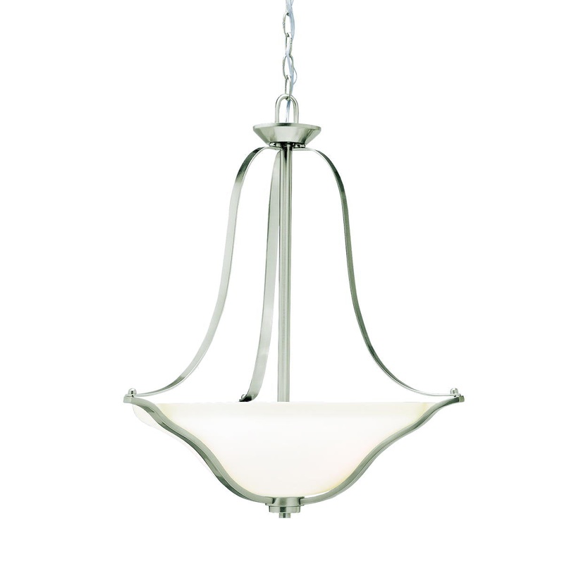 LED Pendant from the Langford Collection in Brushed Nickel Finish by Kichler