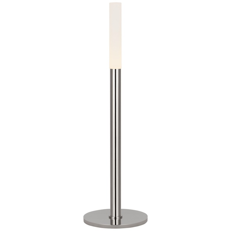 LED Table Lamp from the Rousseau Collection in Polished Nickel Finish by Visual Comfort Signature