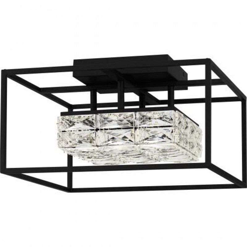 Quoizel PCDZ1716MBK Dazzle Semiflush led light matte black Semi-Flush Mount