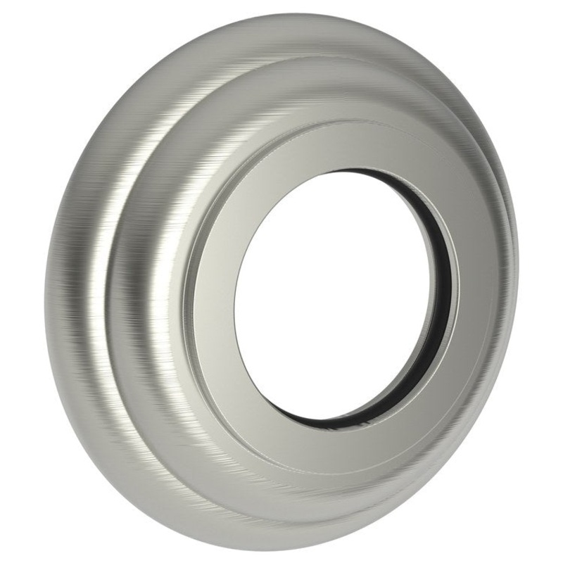 Shower Arm Flange Round Satin Nickel PVD 2-3/8 Inch Brass for 3/4 Shower Arms