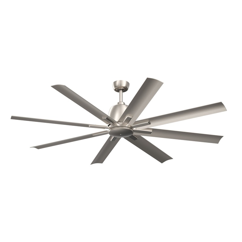 65″Ceiling Fan from the Breda Collection in Brushed Nickel Finish by Kichler