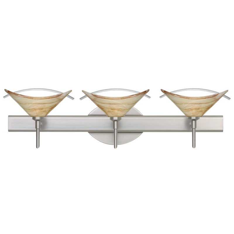 Besa 3SW-181305-SN Hoppi Three Light Wall Sconce Satin Nickel