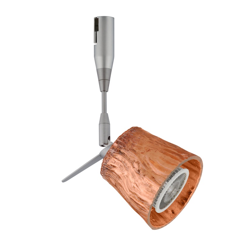 Besa RSP-5145CF-LED-SN Nico One Light Spotlight Satin Nickel