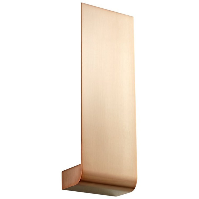 Halo Single-Light Wall Sconce – Satin Copper