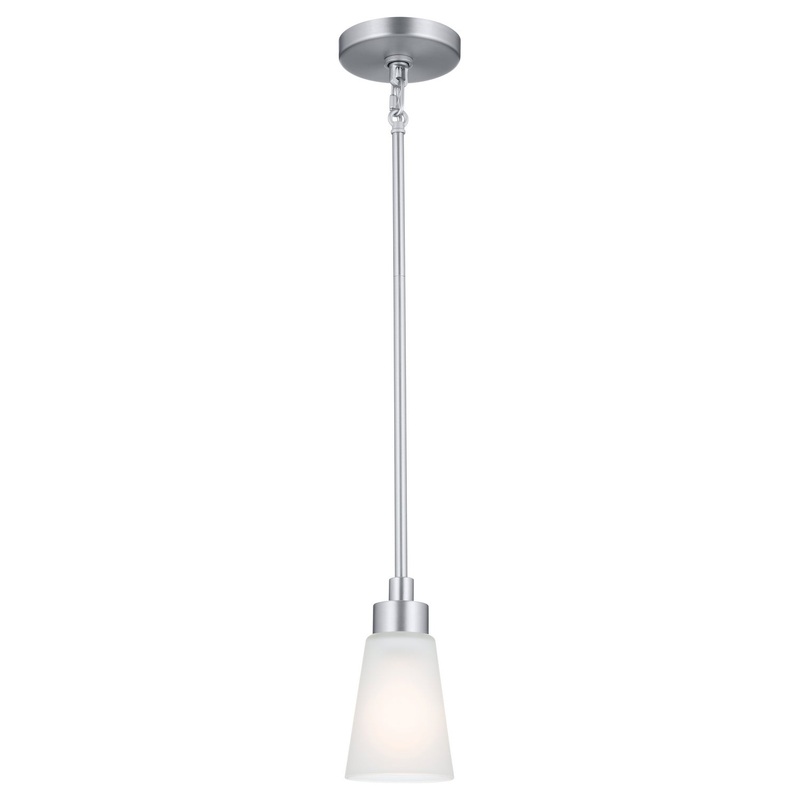 Kichler 52444NI One Light Mini Pendant, Brushed Nickel